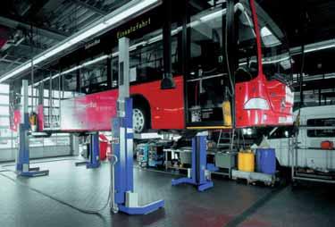 spúšťanie (65 s) - perfektná synchronizácia chodu jednotlivých stĺpov (v desatinách mm) vďaka patentovanému elektronickému systému regulácie súbehu SST - interaktívny bezpečnostný systém zaručujúci