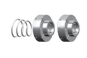 set obsahuje hriadeľ 19 mm, adaptéry do 35 mm, adaptéry pre jednostranne