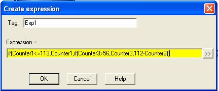 Овој тастер истотака може да се постави било каде на контролната табла. Следно што се креира во симулацијата е бројач кој што се креира во Object > Create > Control > Counter.