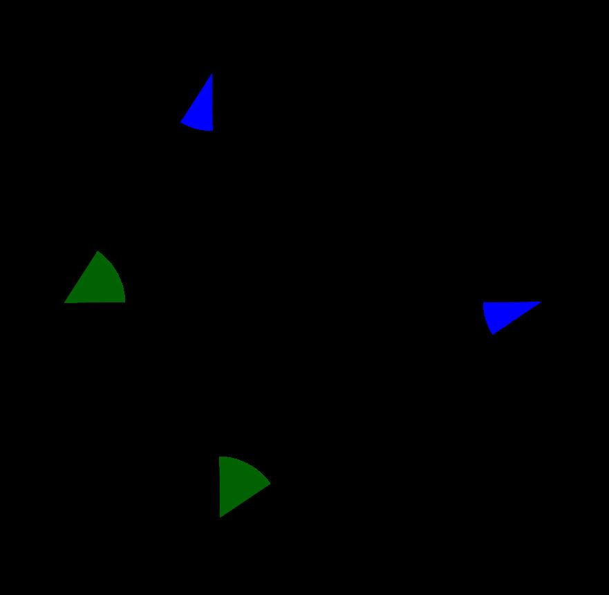 Dokaz. Naj bo štirikotnik ABCD ortodiagonalen tetivni štirikotnik. Presečišče diagonal označimo z G.