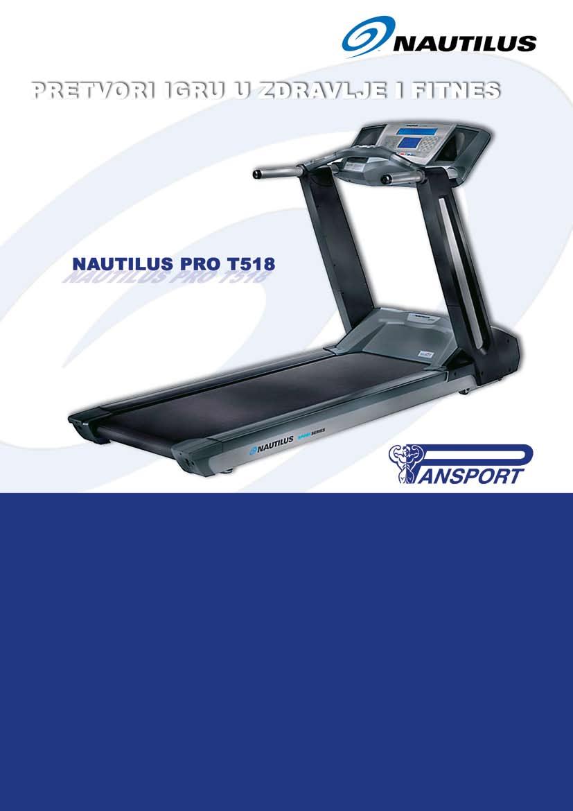 3.620 eura ReACT TM tehnologija kontrole apsorpcije opterećenja Kompjuterska konzola My Nautilus Diary TM, Heart Strong TM sofver, My Nautilus TM LC LCD visoke rezolucije ROC TM sistem - visok nivo