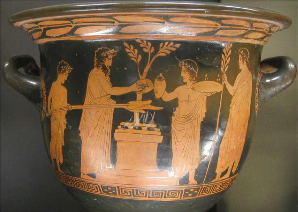 Cratère en cloche attique à figures