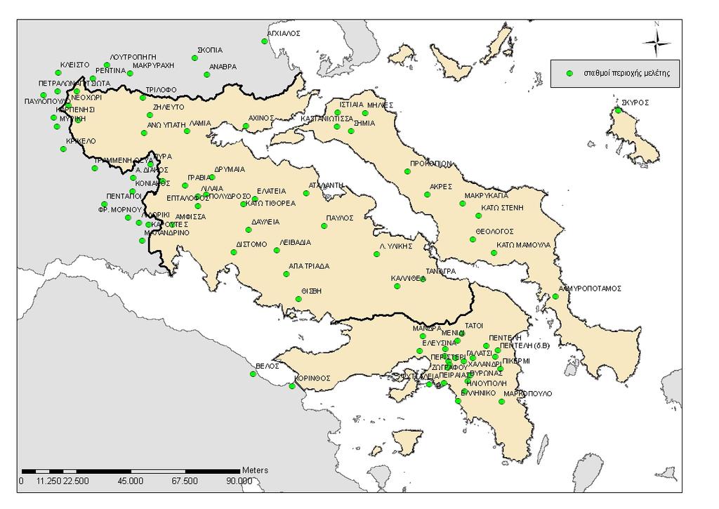 του Υδατικού Διαμερίσματος Αττικής (GR06) Σχήμα 4.