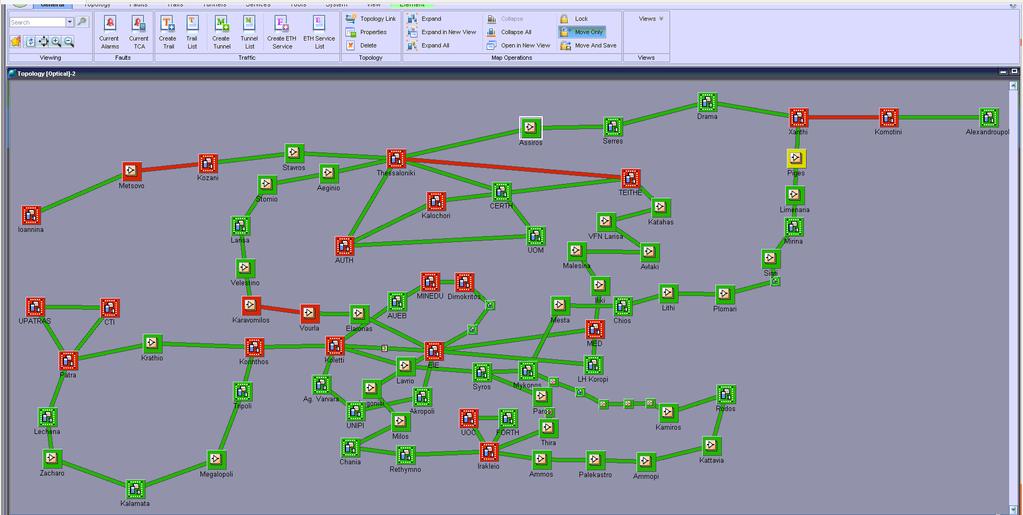 Σύστημα Διαχείρισης Οπτικού Δικτύου Network Management System