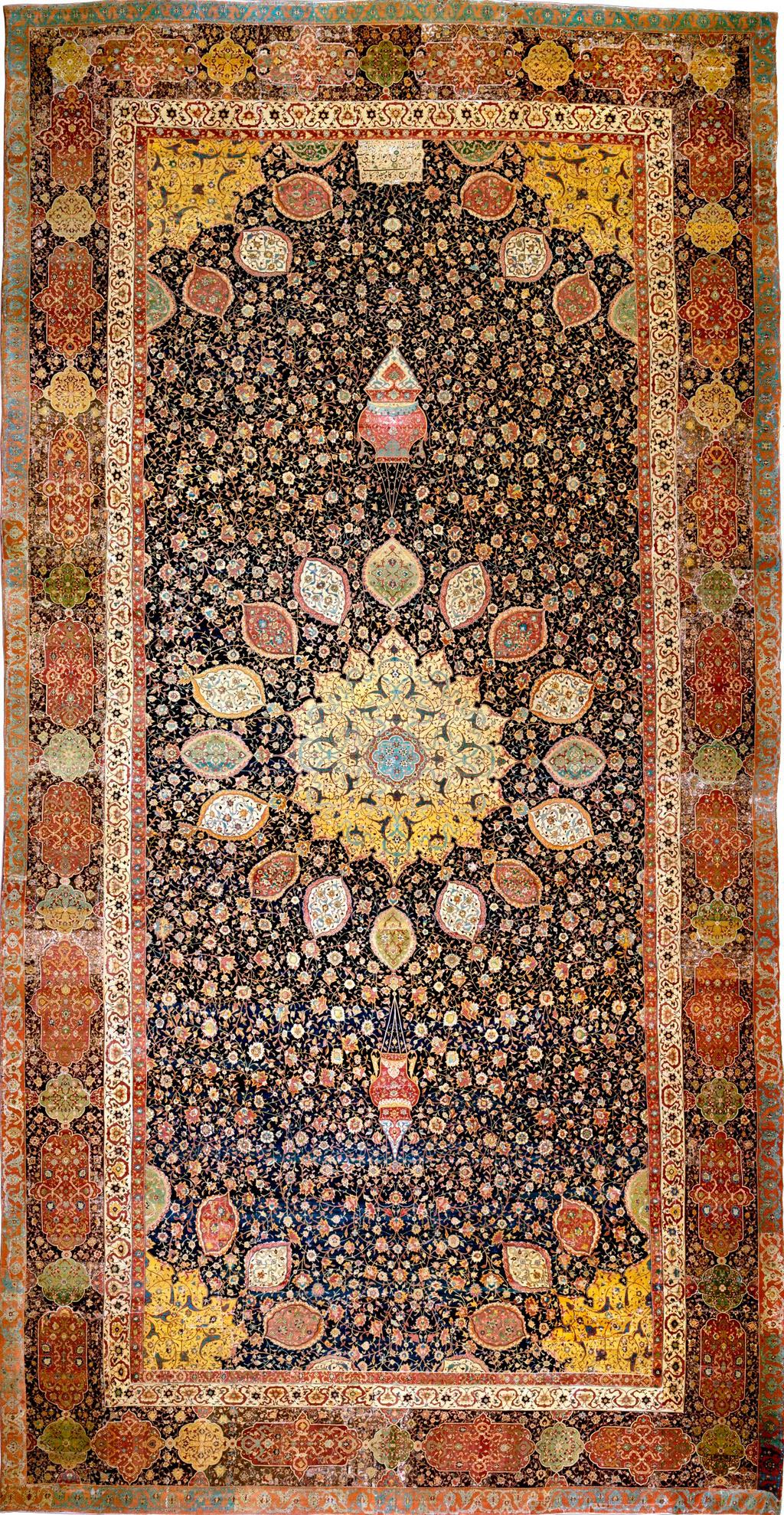 The Ardabil Carpet, probably the finest