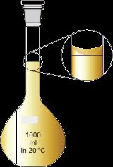 Za priređivanje 100 ml otopine NaCl koncentracije 0,1 mol/l potrebno je na istariranom satnom staklu odvagati 0,58 g NaCl, kvantitativno ga prenijeti u odmjernu tikvicu od 100 ml te je do baždarne