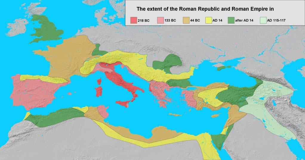 Ένα ιστορικόπαράδειγµα µηδιατηρησιµότητας: ΗθερµοδυναµικήκατάρρευσητηςΡώµης... 1. Οι περισότερες κτήσεις µέχρι το 44 π.χ. αφορούσαν έυφορεςπεριοχέςπουκάλυπταντοκόστοςτης συντήρησης του κράτους και του στρατού 3.
