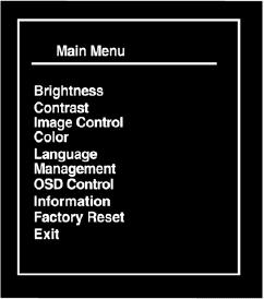 7" LCD Color Monitor HP L740. Adjust the Picture. If the monitor is not already on, press the Power switch to turn on the monitor.