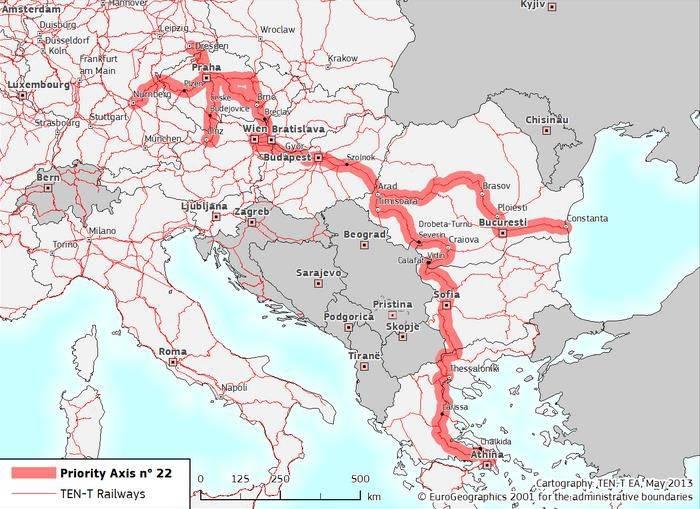 αναβάθμιση του σιδηροδρομικού άξονα της Ιόνιας Οδού μέχρι την Κοζάνη, συνδέοντας μεαυτότοντρόποτολιμάνιτηςηγουμενίτσαςκαιτηςκαλαμάταςμετηνενδοχώρακαι ευρύτερα με τα γειτονικά κράτη της Ελλάδας προς