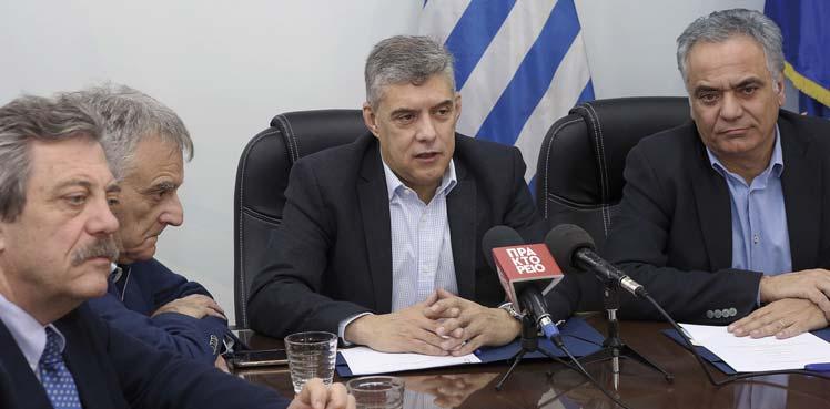 Εκ μέρους του υπουργείου Οικονομίας και Ανάπτυξης, παρέστη ο αναπληρωτής υπουργός, Αλέξης Χαρίτσης. Την ΕΕΤΑΑ εκπροσώπησαν ο πρόεδρος του ΔΣ Δ. Καλογερόπουλος και ο διευθύνων σύμβουλος Θ.