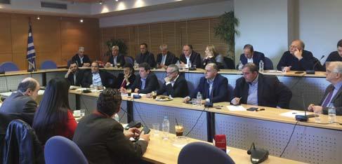 Τράκας, η πρόεδρος της ΠΑΣΥΒΝ Ευαγγελία Καλαϊτζή και αντιπροσωπεία των εργαζομένων συναντήθηκαν με τον υπουργό Εσωτερικών Π.