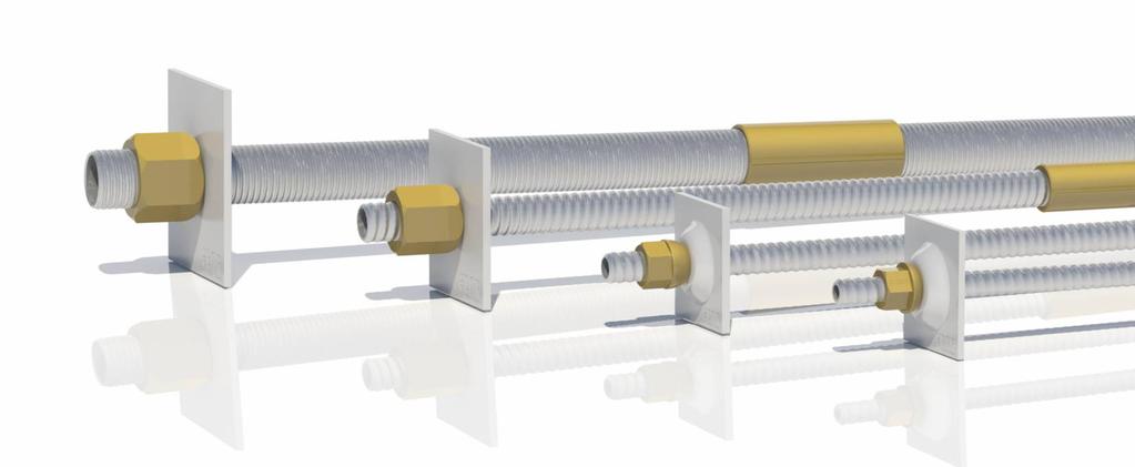 Περιγραφή συστήματος ELEBAR -SD ELEBAR -SD system description Τα αυτοδιατρήοντα αγκύρια ELEBAR -SD συνιστούν ένα σύστημα αγκύρωσης όπου το ίδιο το αγκύριο αποτελεί και τη διατρητική στήλη με την
