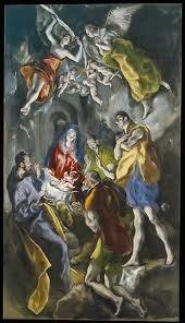 Προςκύνηςισ των ποιμϋνων, 1612-14. Mουςεύο Prado. Μαδρύτη.