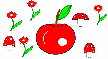 10. Câte ciuperci sunt în dreapta mărului? A) 1 B) 4 C) 3 D) E) 0 11.