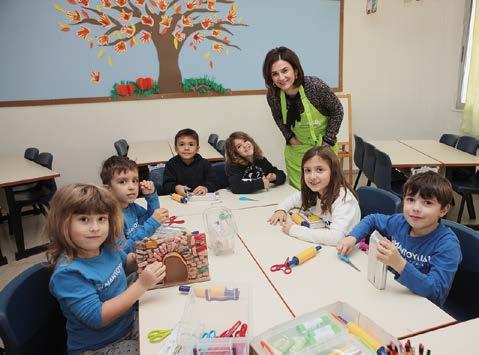 Για τη φετινή χρονιά λειτουργούν τα ακόλουθα τμήματα: Ειδικά Εκπαιδευτικά Προγράμματα: Arkki (School of Architecture for Children and Youth), Αγγλικά Link & Bilingual,