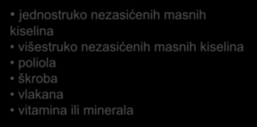 masnih kiselina višestruko nezasićenih masnih