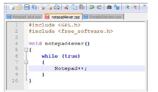 Εικόνα 2.4 Notepad++ Xampp Ο τοπικός διακομιστής Xampp, χρησιμοποιήθηκε για την ανάπτυξη του ιστοχώρου με την απεικόνιση που προσέφερε.