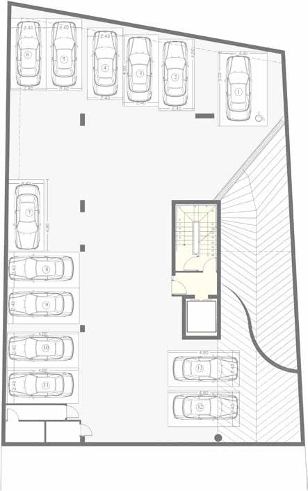 BASEMENT STORE / OFFICE INTERNAL COVERED AREA COVERED TERRACES COMMON AREAS TOTAL COVERED AREAS m 2 m 2 m 2 m 2