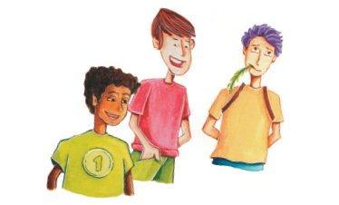Mr Papadakis: OK kids! Today is free day for sports! Nick, Andrew, Omar: Wow! Nick: Come on, Andrew! Let s play football! Andrew: I don t like football very much.