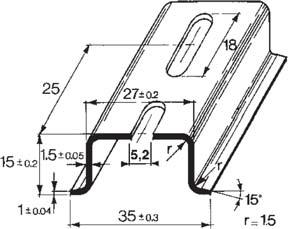 perforuotas (5,2 x 25 mm).