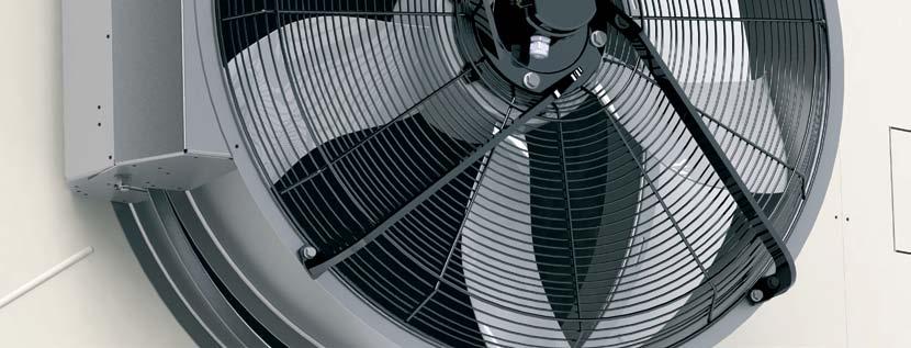 Široký a všestranný rad Technológie ventilátorov Vhodný typ ventilátorov závisí od oblasti použitia.
