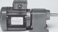 Series Three Phase In-line motors SERI 1000 1/1 to HP designs 60 Hz 08-0/60 & 575 V 50 Hz 80 V One to four reduction stages TEFC enclosure (meets IP55) FO motor conduit box Foot, face or flanged
