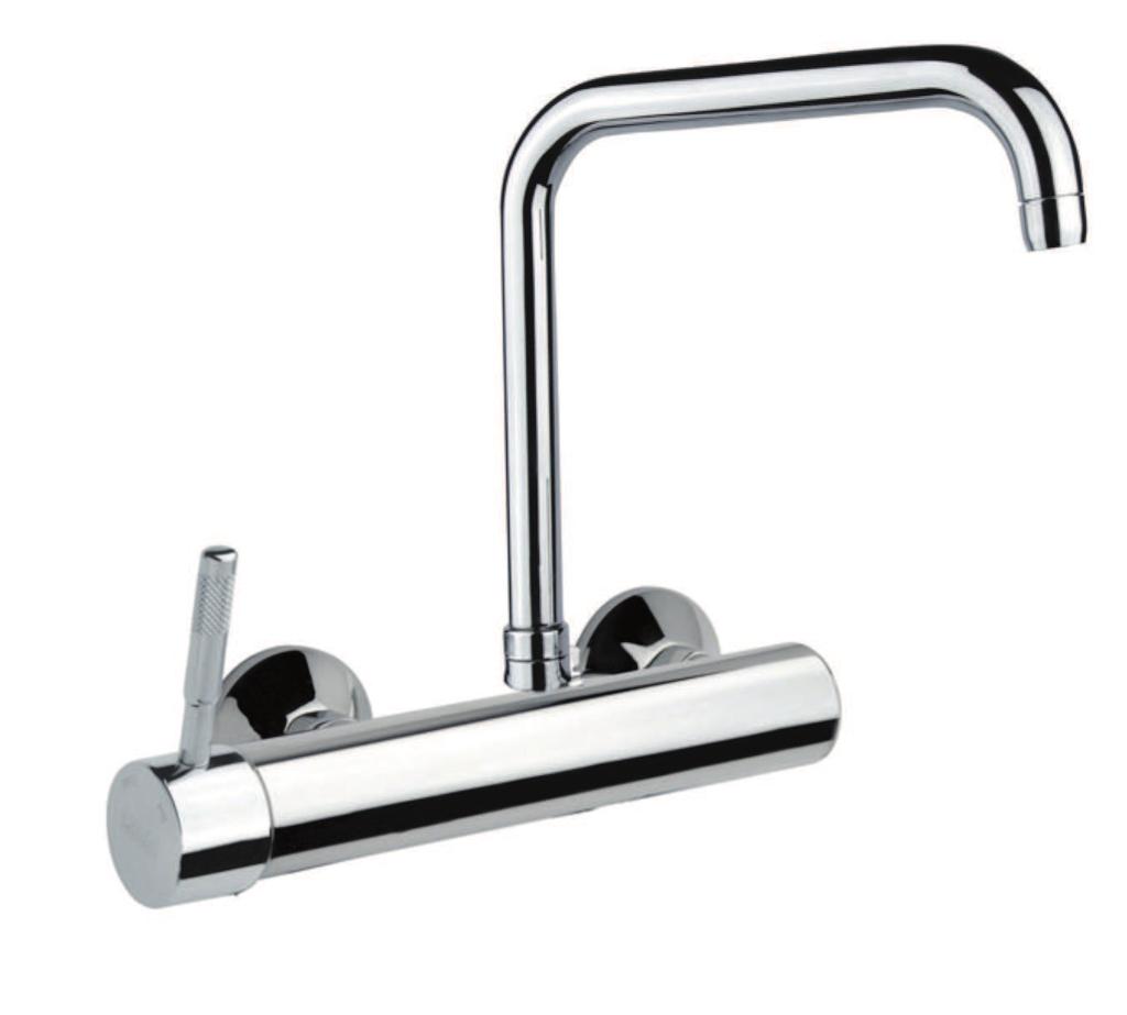 art. 44 CR 5471 Miscelatore lavello a muro canna diritta cm 20 Wall sink mixer, 20 cm straight spout Mitigeur évier mural, bec droit cm 20 ρ ΎΣϟ ϰϡϋ ΕΑΛϣ ΦΑρϣϟ νϭσϟ ρϼχ art.