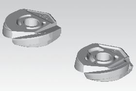 FEATUES 1. Coated Inserts for Enhanced Productivity WH (): For increased tool life in hardened steels Multi-layer structure for improved adhesion strength, coating hardness and oxidation resistance.