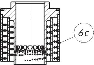 Fig. 1c Robineţi Capac standard etanşare PTFEV Capac etins etanşare teflon + grafit Capac cu burduf etanşare teflon + grafit Capac etins etanşare TALuft Bucşă de control cu colivie pentru curgeri