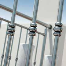 handrail Ø with column Ø42 4618 Ροζέτα για προφίλ Ø Glass rosette for profile