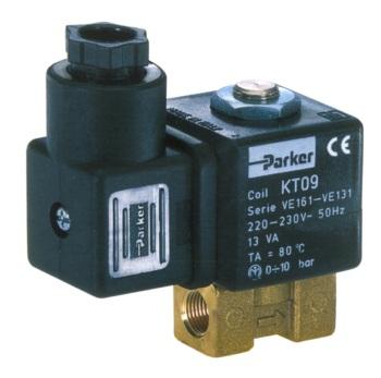 = 90 C, ΟΡΕΙΧΑΛΚΙΝΗ ΧΩΡΙΣ ΤΑΣΗ ΚΛΕΙΣΤΗ N/C 1/8'' ΝΕΡΟΥ - ΑΕΡΑ Δp = 0,1-0 bar /