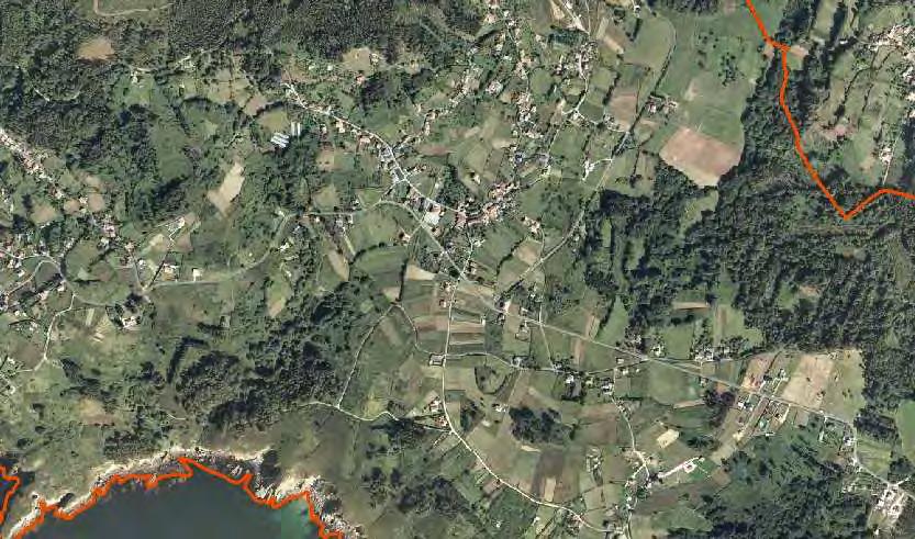 PLAN XERAL DE ORDENACIÓN MUNICIPAL DE ARES (A CORUÑA) 171 Conca Área Uso da terra Masas forestais 154837,55 (coníferas e monte baixo) Grupo Pendente Caract.