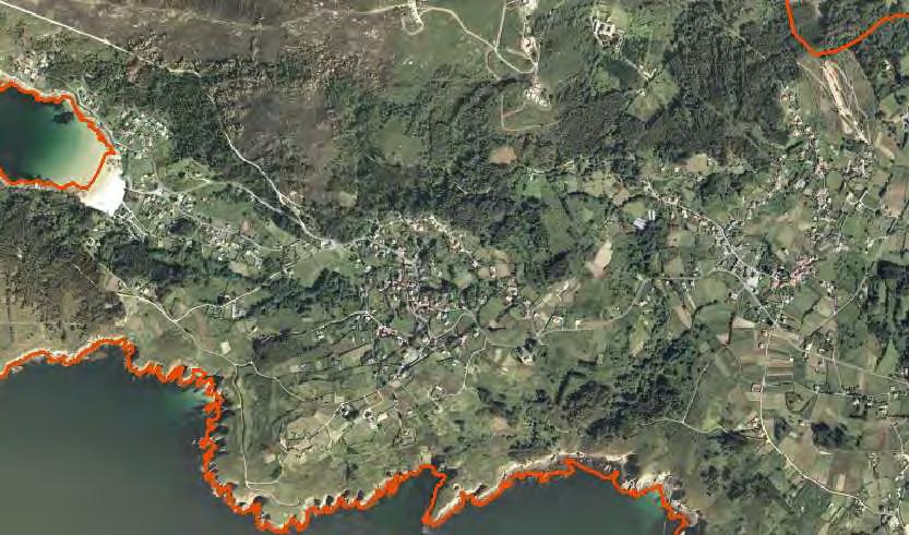 PLAN XERAL DE ORDENACIÓN MUNICIPAL DE ARES (A CORUÑA) 172 Conca Área Uso da terra Masas forestais 381892,20 (coníferas e monte baixo) Grupo Umbral de Pendente Caract.