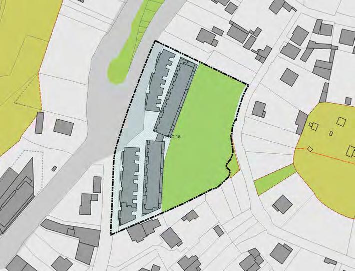 PLAN XERAL DE ORDENACIÓN MUNICIPAL DE ARES (A CORUÑA) 88 POLÍGONO NON CONSOLIDADO 15 Localizado ao nordeste de Ares, ao carón da DP-0404 e sendo límite do solo urbano atópase na zona de O Castro onde