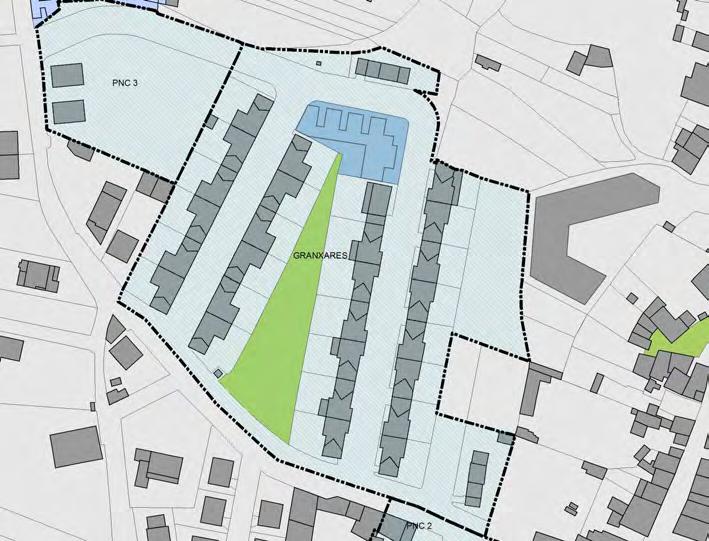 PLAN XERAL DE ORDENACIÓN MUNICIPAL DE ARES (A CORUÑA) 89 O solo urbano tamén presenta un Plan Parcial que se incorpora ao presente Plan Xeral, denominado Plan Parcial de Granxares.