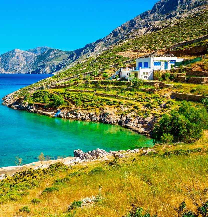 Πρωτεύουσα της Τήλου είναι το Μεγάλο Χωριό που βρίσκεται στα βόρεια του νησιού και έχει περίπου 250 κατοίκους.
