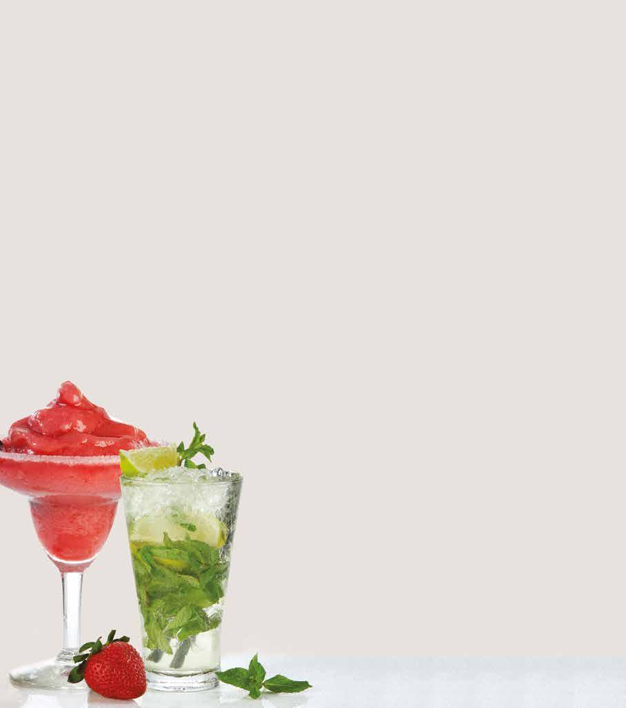 Cocktails Spirits Mojito Classic 6,50 White rum, soda, brown sugar, fresh mint, fresh lime Mojito Strawberry 6,50 White rum, soda, strawberry syrup, strawberry puree, fresh mint, fresh lime Margarita