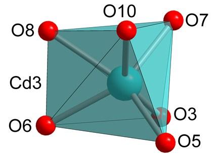 1 plane of the two 3 triangles and the chelate planes defined by the metal and each pair of near eclipsed vertices 3 5 i 6 / 3 Cd3 7 vi 3 5 i 9 / 6 Cd3 8 79.0 89.2 79.1 ideal : 180 ideal : 135.