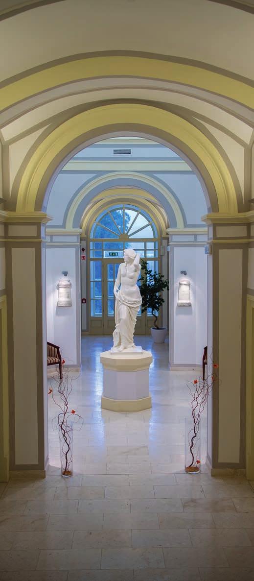HISTORIA MAGISTRA VITAE Povijest je učitelj života KUPELJI VODENIH NIMFI Već stari Rimljani poznavali su ljekovitu snagu izvora u Rimskim termama.