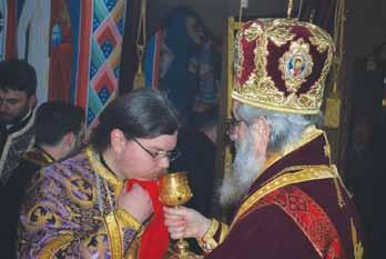 Литургију пређеосвећених дарова служио је Епископ шумадијски Г.