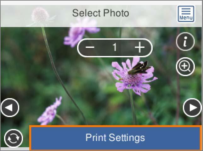 Μετακινήστε τον δείκτη σε μια φωτογραφία και, στη συνέχεια, πατήστε το κουμπί OK για να την επιλέξετε.οι επιλεγμένες εικόνες φέρουν τον αριθμό των αντιτύπων.