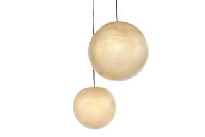 Ball Lamps #34541/2/3 APPLE GREEN ball lamp available in 40/30/20cm dia #37091 beige ball lamp available in 40cm dia