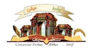 ا!ور ا!زا ر ادراط ا وزارة ا"م ا و اث ا" Université Ferhat Abbas Sétif 1 Faculté des Sciences de la Nature et de la Vie! رت 'س طف " '"وم اط و اة 1 N.