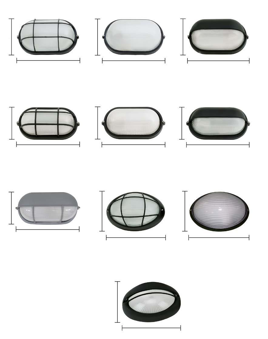 ALUMINIUM BULKHEAD LIGHTS ΑL 359 ΑL 367 ΑL 369 15cm 10,5cm 15cm 15cm 10,5cm 10,5cm 10,5cm 15,6cm 15,6cm 15,6cm 27,6cm