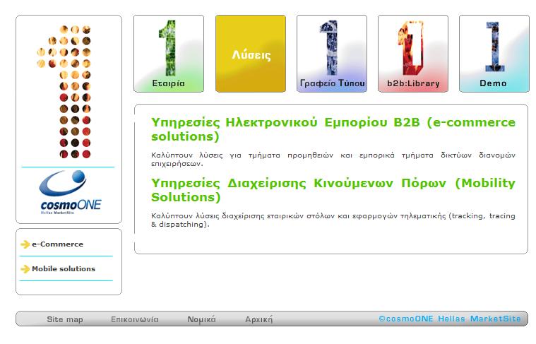 To πρώτο Β2Β marketplace στην Ελλάδα από το 2002 2007: Υπηρεσίες ηλεκτρ. δημοπρασιών στη RomTelecom (Ρουμανία).