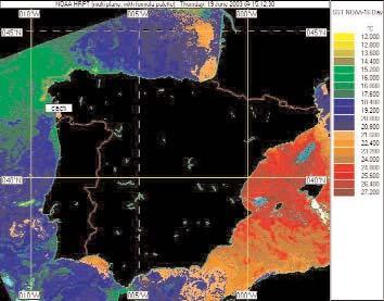 Teledetección Espacial Aplicacións Estudos de erosión e impacto ambiental Cartografía xeolóxica Control de icebergs en zonas polares Cálculo de modelos de erosión Cartografía térmica da superficie do