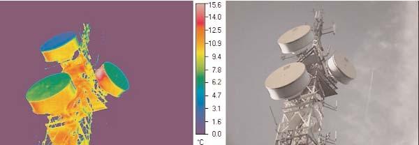 Termografía infravermella Introdución A termografía é a rama da Teledetección que se ocupa da medición da temperatura radiada polos fenómenos da superficie da terra dende certa distancia.