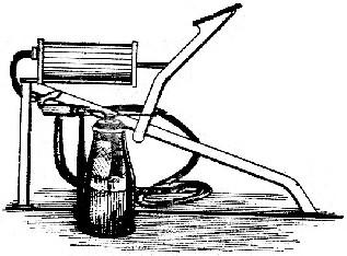 Fig. 159 Aparat pentru recoltat larvele de trântor În vederea producerii apilarnilului se parcurg următoarele etape: - în ultima parte a lunii martie, la familiile destinate să producă apilarnil se