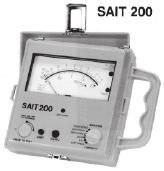 SUMMIT SAIT 200 1000 V, 500 V, 250 V ( 7 ) Meranie izolačného odporu: menovité meracie jednosmerné napätia : Meranie odporu ochranného vodiča: indikácia napätia na meranom obvode meracie káble,