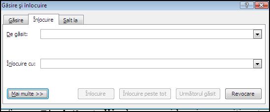 Word 2007 Pagina 17 sau anunţă că elementul căutat nu există în document. Dacă dorim să continuăm căutarea, vom folosi acelaşi buton Următorul găsit.